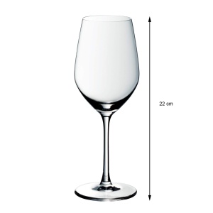 WMF Easy Plus Pahare de vin alb Set de 6, pahar de vin 390 ml, pahar de cristal, poate fi spalat in masina de spalat vase, transparent - Img 4