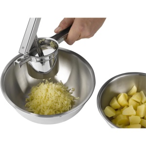 WMF Gourmet Multi Press 26,5 cm, tocator de cartofi, otel inoxidabil Cromargan, poate fi spalat in masina de spalat vase - Img 4