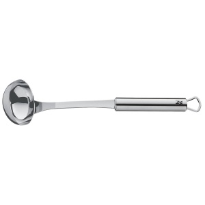WMF Profi Plus Lingura de sos 27 cm, polonic de sos, Cromargan din otel inoxidabil partial mat, oala de supa Poate fi spalat in masina de spalat vase