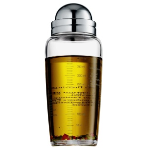 WMF Shaker pentru salate 400ml, recipient de sticla cu scara, cu 5 retete tiparite, sticla, otel inoxidabil Cromargan, poate fi spalat in masina de spalat vase - Img 2