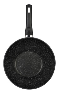 Wok antiaderent Ballarini Vipiteno, 28 cm, aluminiu, inductie, gri - Img 4