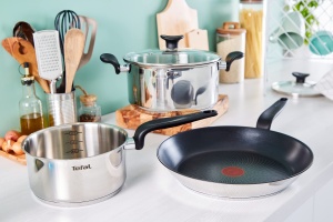 Wok din inox Tefal Primary 28 cm, cu antiaderenta, ideal pentru gatit asiatic - Img 7