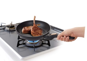 Wok Tescoma 605058.00 SmartCLICK 28 cm, inox, negru - Img 6