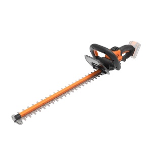 WORX WG264E.9 Trimmer de gard viu fara fir 20V - taiere eficienta si precisa datorita lamei duble de inalta calitate - lungime a lamei de 56 cm - distanta dinti de 20 mm - protectie varf lama - fara baterie si incarcator