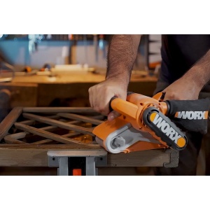 WORX WX6611 Slefuitor cu banda 950W - cu adaptor pentru aspirator - design ergonomic - Img 8