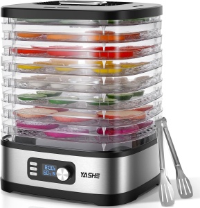 YASHE 8-Etagen Dorrautomat Timer 72H Temperatura Reglabila BPA-Free