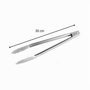 Zanga multifunctionala Fackelmann 30 cm, din otel inoxidabil, argintie - Img 3