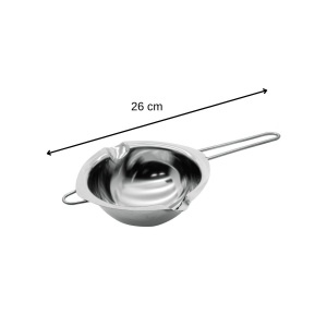 Zenker 43419 Vas pentru topire ciocolata 225 ml Inox Argintiu - Img 3