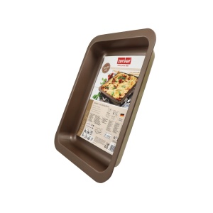 Zenker Lasagneform Mojave 36,5 x 27 x 5 cm, Maro, Rechteckig, Auriu, Backform
