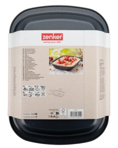 Zenker Special-Cooking Desert mare si caserola - 39x29x6.5cm, antiaderent, rezistent la caldura, design inovator - Img 5