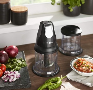 Zerkleinerator electric Ninja Express Chop NJ1002EUBK, 200W, 2 boluri, negru - Img 6