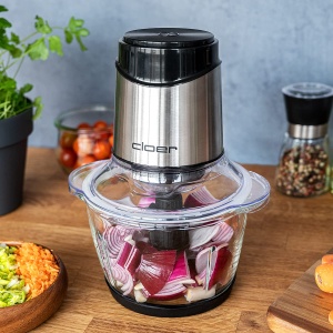 Zerkleinerer electric Cloer 6829, 400 W, 1200 ml, inox - Img 2