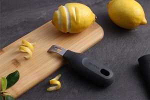 Zester 2 in 1 Zyliss cu maner din grau, inox, pentru lamaie si lime - Img 11