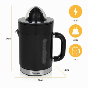 Zitruspresa electrica Tristar CP-3012, 1,4 L, 40 W, neagra - Img 3
