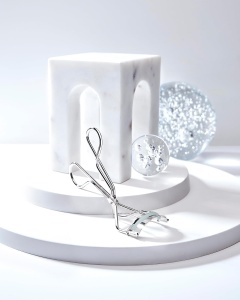 Zwilling Cleste pentru gene Premium Argintiu cu 3 pernite de silicon de rezerva - Img 3