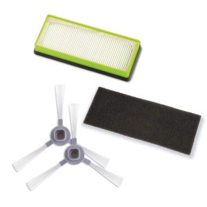 Accesorii Rowenta ZR177002 Explorer 80 Perii Laterale VerdeNegruGri Compatibile cu Aspiratorul Robot Explorer 80 - Img 2