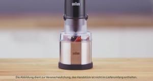Accesoriu Braun MQS 270 SI EasyClick Plus pentru Stabmixer MultiQuick 7 si 9 Argintiu - Img 4
