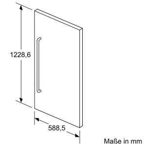 Accesoriu pentru Frigider Siemens KF40ZSX0 cu Front din Inox, 122 cm - Img 2
