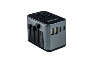 Adaptor de calatorie Verbatim UTA-03, 6-in-1, 30W, 5 porturi, negru