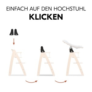 Adaptor hauck pentru scaun Arketa si Highchair Bouncer Eco sistem click negru - Img 4