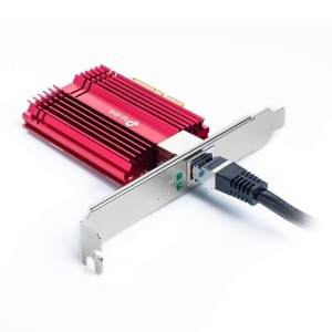 Adaptor PCIe TP-Link Archer TX401, 10 Gbps, 1.5 m, Culoare Rosie - Img 3