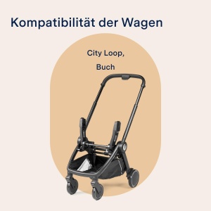 Adaptor pliabil pentru scaun auto Peg Perego - compatibil cu City Loop si Book - Img 4