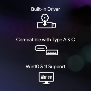 Adaptor WiFi ASUS ROG USB-BE92 BE6500 Tri-Band 6500Mbps USB Tip AC - Img 6