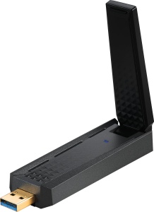 Adaptor WiFi MSI AXE5400 Tri-Band USB 6E 5400 Mbps Antena ajustabila WPA3 - Img 2