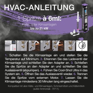 Additiv Errecom Cool-Shot Ultra, 6 ml, pentru restaurarea eficientei climatizatoarelor - Img 4