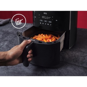 AEG AAF7B Air Fryer/IF Design Award 2024 / ulei putin sau deloc / 8 programe / programabil/functie de preincalzire / 6,8 l / poate fi spalat in masina de spalat vase / protectie termica / prompt de inversare / negru - Img 4