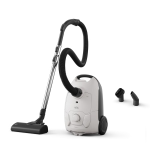 AEG CLEAN 5000 AB51C1SW Aspirator cu sac / aspiratie ridicata / 37% plastic reciclat / Duza de podea AllFloor cu sistem de clic / duza multifunctionala 2 in 1 / raza de functionare de 8,5 m / filtru igienic - Img 1