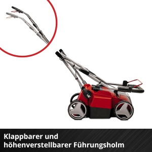 Aerator Einhell GE-SC 36/35 Li-Solo Power X-Change (36 V, latime de lucru 35 cm, fara perii, rola de cutit cu 16 lame, ghidon pliabil, fara baterie) - Img 8