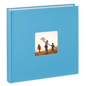 Album foto Hama Jumbo 30x30 cm, 100 pagini albe, pentru 400 fotografii, culoare bleu - Img 2