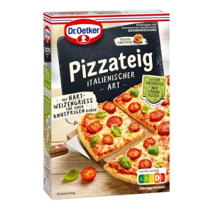 Amestec pentru aluat de pizza Dr. Oetker, 320g, simplu de preparat, fara timp de dospire - Img 1