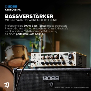 Amplificator bass BOSS Katana-500 500W, cu EQ 4-benzi, Bluetooth - Img 2