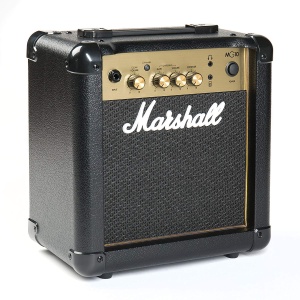 Amplificator chitara electrica Marshall MG10G, 10W, 2 canale, negru-auriu