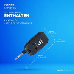 Amplificator personal pentru casti BOSS KatanaGO, compact, cu sunete autentice - Img 6