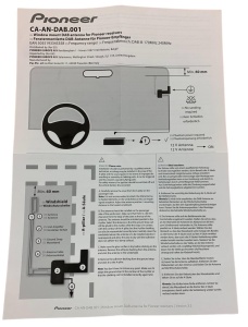 Antena DAB Pioneer CA-AN-DAB.001 pentru autoturisme, greutate 45g - Img 7