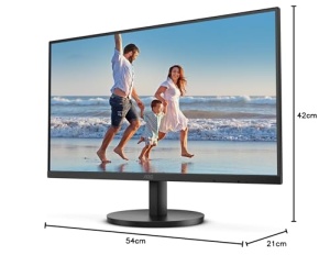 AOC 24B3HM - Monitor Full HD de 24 inch, Adaptive Sync (1920x1080, 75 Hz, VGA, HDMI 1.4) negru - Img 7