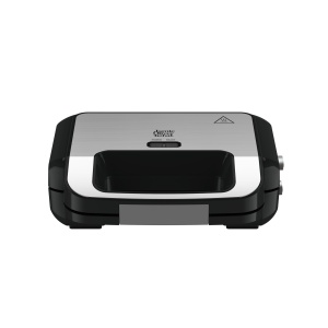 Aparat combinat cu vafe sandwich 2 in 1 Tefal Jamie Oliver, placi cu acoperire antiaderenta, poate fi spalat in masina de spalat vase, lumina de functionare si control al temperaturii, infasurator de cablu, otel inoxidabil/negru, SW70J810 - Img 2