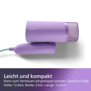 Aparat de calcat cu aburi Philips 3000-Serie STH301030, 1000 W, 20 gmin, Lila - Img 5