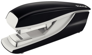 Aparat de capsat metalic Leitz NeXXt 40 coli, design ergonomic, negru