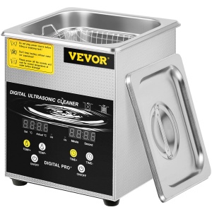 Aparat de curatare cu ultrasunete VEVOR MH-010S, 2L, 200W, Inox