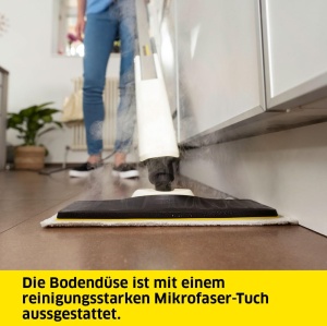 Aparat de curatat cu abur Karcher SC 2 Upright, 1600W, rezervor 0.4L, alb - Img 5