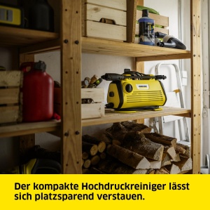 Aparat de curatat cu inalta presiune Karcher K 3 Horizontal Plus presiune max 120 bari debit 380 lh capacitate suprafata 25 m2h greutate 48 kg furtun  - Img 7