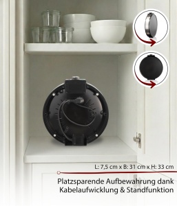 Aparat de facut crepes Cloer 6630, 30 cm, 1200 W, antiaderent - Img 5