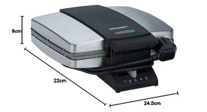 Aparat de facut vafe Cloer 1445 930 W Acoperire antiaderenta Otel inoxidabil - Img 8