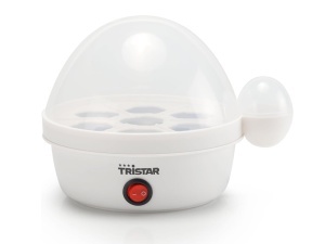 Aparat de fiert oua Tristar EK-3074, capacitate 7 oua, 350W, alb