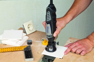 Aparat de frezat Dremel 566 pentru taiere precisa a placilor ceramice - Img 2