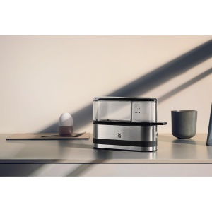 Aparat de gatit oua WMF Kuchenminis, 2 oua, 250W, Cromargan mat, BPA-free - Img 3